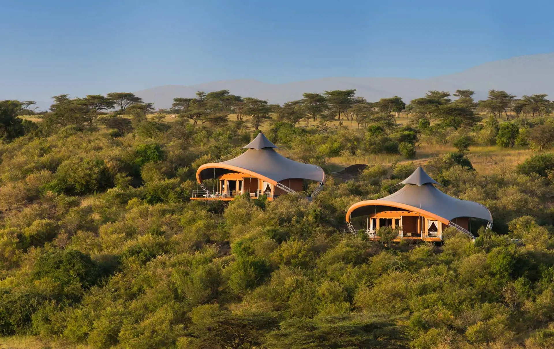 Luxury camps in the Maasai Mara