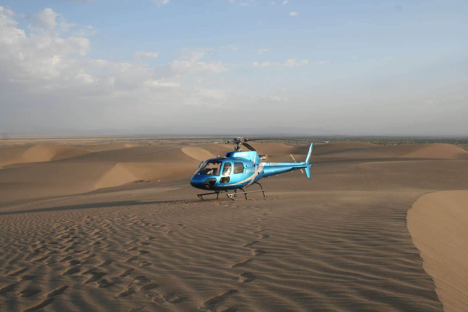 Suguta Valley Helicopter Excursions - Cheetah Safaris