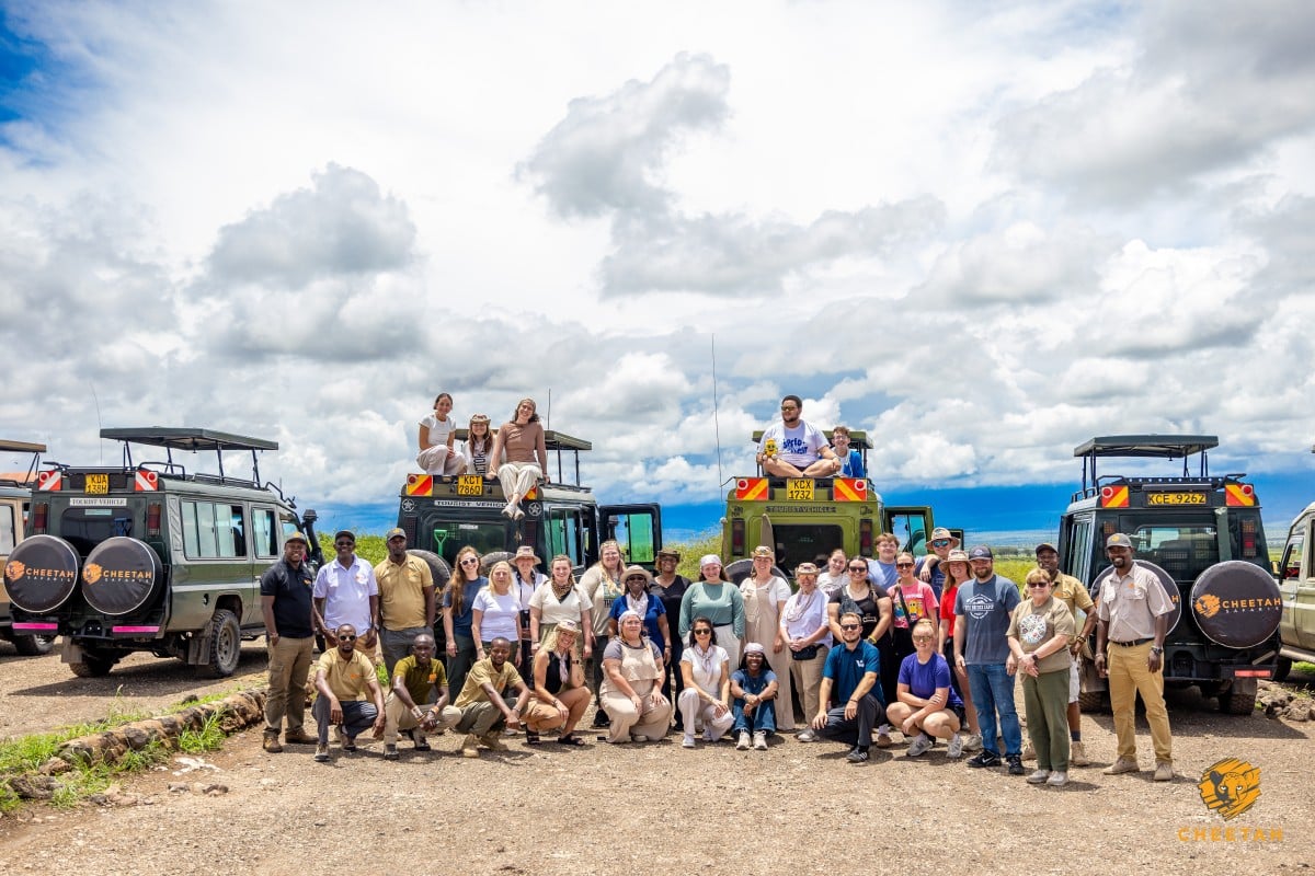 Private Safari Vs Group Safari: Which One Is Right For You? 2 Our Guests on a Group Safari in Amboseli Kenya